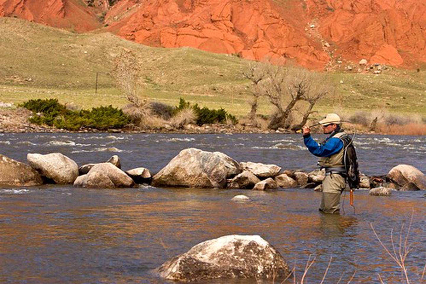Fly fishing the Clarks Fork of the Yellowstone